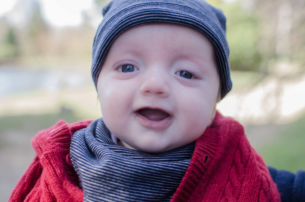 Ethan on his first trip to Sheffield Park, smiling through his arthrogryposis journey.